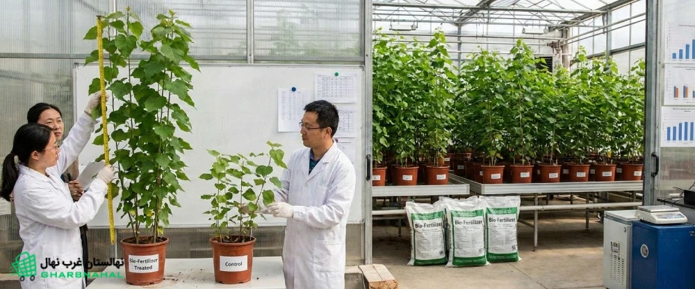 بررسی تأثیر کودهای زیستی بر رشد نهال صنوبر 🌳🌿